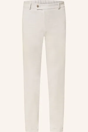 Club of Gents Anzughose Cg Clow-J Slim Fit weiss