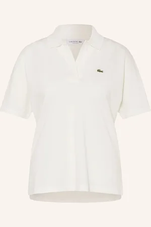 Lacoste Piqué-Poloshirt weiss