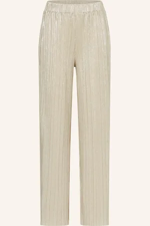 Garcia Pliseehose Mit Glitzergarn silber