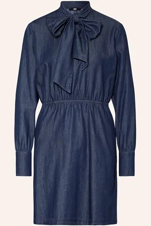 Riani Schluppenkleid In Jeansoptik blau