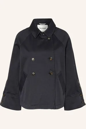 IQ Studio Trench-Jacke blau