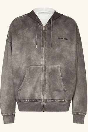 Golden Goose Sweatjacke Mit Nieten grau