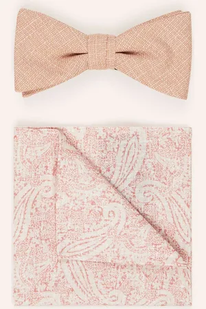 Strellson Set: Fliege Und Einstecktuch rosa