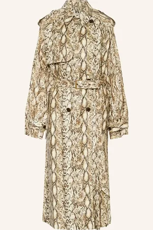 Isabel Marant Trenchcoat Freanne Mit Leinen beige