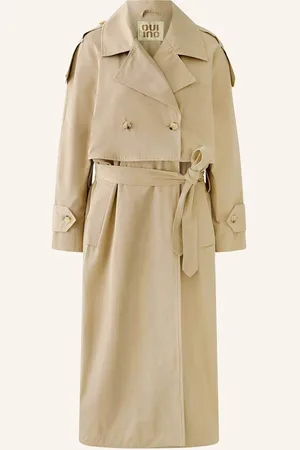 Oui 2-In-1-Trenchcoat beige