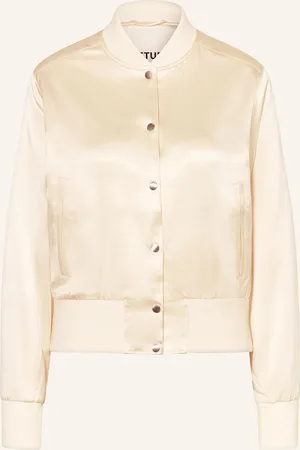 IQ Studio Blouson Mit Seide weiss