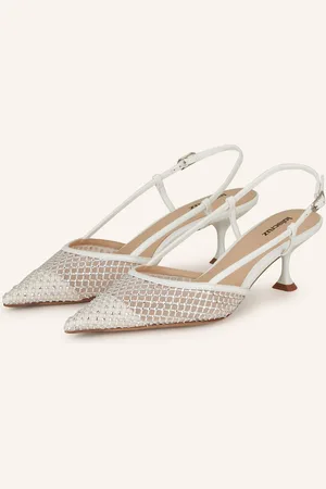 Lola Cruz Slingpumps Carmen Mit Schmucksteinen