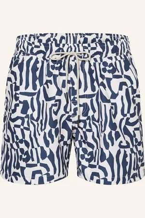 Oas Badeshorts Marbling weiss