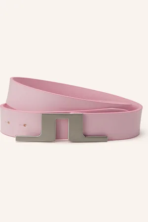 J Lindeberg Ledergürtel pink