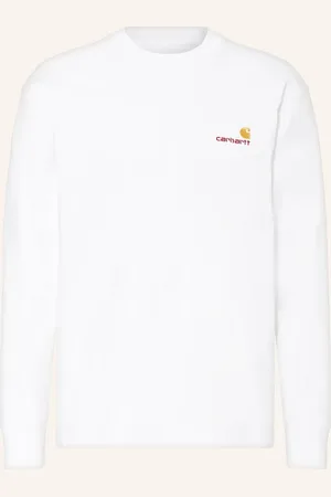 Carhartt Longsleeve L/S American Sript weiss