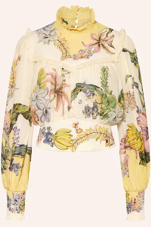ALÉMAIS Alémais Blusenshirt Oleander Mit Leinen gelb