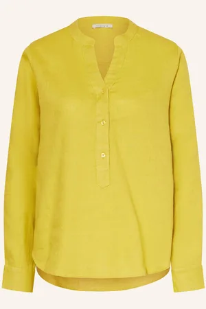 lilienfels Leinenbluse gelb