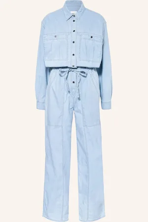Marant Etoile Jumpsuit Valena In Jeansoptik blau