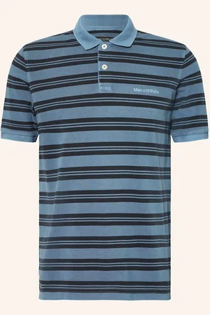 Marc O’ Polo Piqué-Poloshirt Regular Fit blau