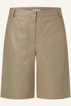 Mrs & HUGS Ledershorts beige