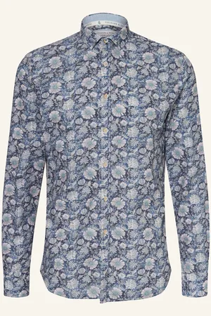Colours & Sons Hemd Slim Fit blau
