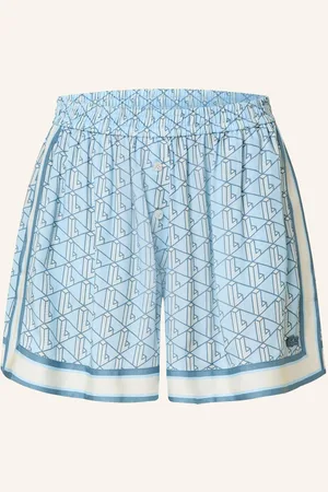 Lacoste Satinshorts blau
