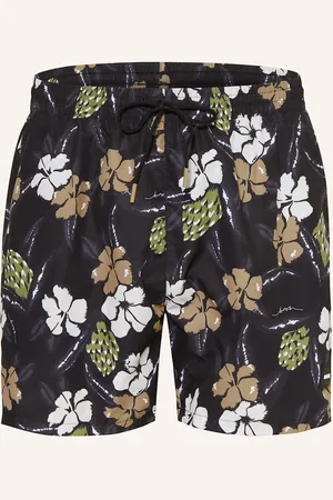 HUGO BOSS Badeshorts Piranha schwarz