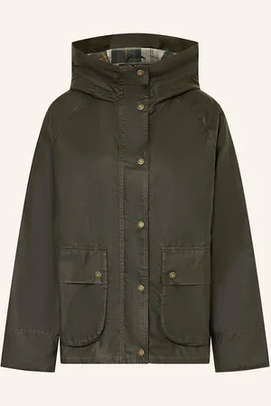 Barbour Fieldjacket Hollies Wax gruen