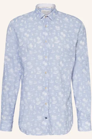 Colours & Sons Hemd Slim Fit blau