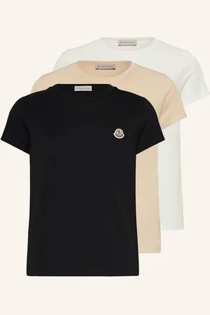 Moncler 3er-Pack T-Shirts weiss