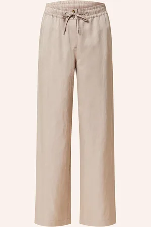 Marc Aurel Marlenehose Aus Satin beige