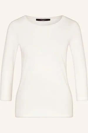 Max Mara Shirt Multia Mit 3/4-Arm weiss