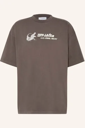 OFF-WHITE T-Shirt Wht braun