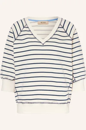Mos Mosh Sweatshirt Mit 3/4-Arm blau