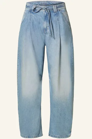 HUGO BOSS Jeans Pleated Barrel blau