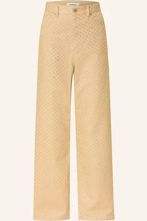 Sandro Jeans Mit Schmucksteinen beige