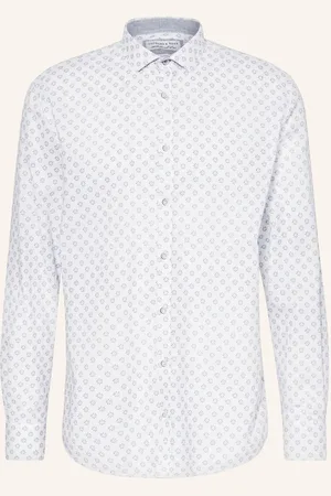 Colours & Sons Hemd Slim Fit blau