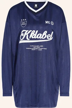 Karo Kauer Longsleeve blau