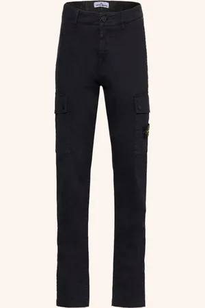 Stone Island Cargohose Regular Tapered Fit blau