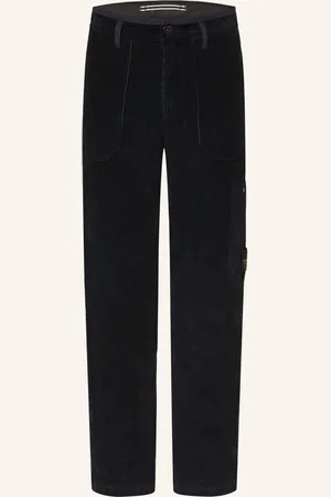 Stone Island Cargohose Aus Cord blau