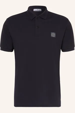 Stone Island Piqué-Poloshirt Regular Fit blau