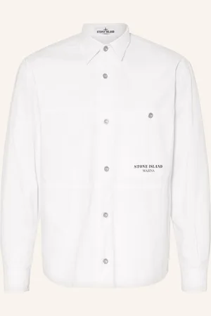 Stone Island Hemd Marina Comfort Fit weiss