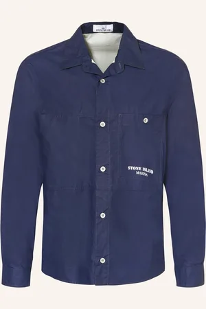Stone Island Hemd Marina Comfort Fit blau