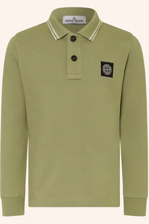 Stone Island Jersey-Poloshirt gruen