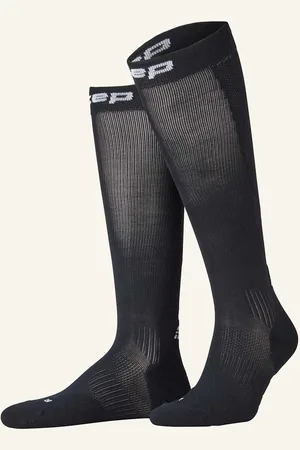 CEP Laufsocken Core Run Compression Socks Tall schwarz