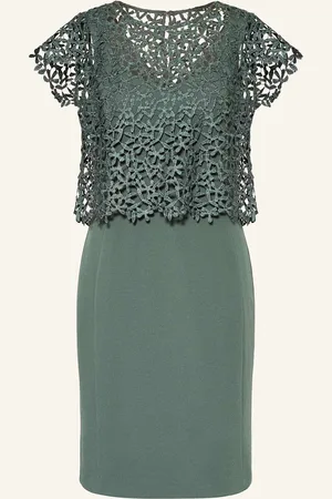 Vera Mont Cocktailkleid Mit Lochspitze gruen