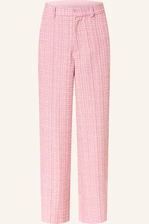 Neo Noir Bouclé-Hose Emmett Mit Glitzergarn pink