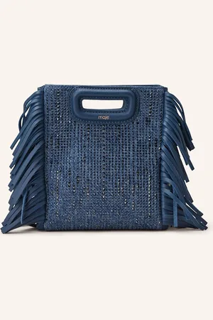 Maje Handtasche Mit Schmucksteinen