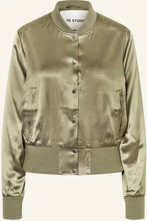IQ Studio Blouson Mit Seide gruen