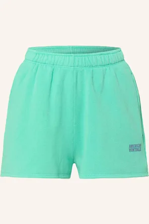 American Vintage Sweatshorts Izubird gruen
