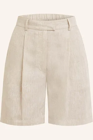 Brunello Cucinelli Leinenshorts beige