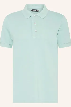 Tom Ford Piqué-Poloshirt blau
