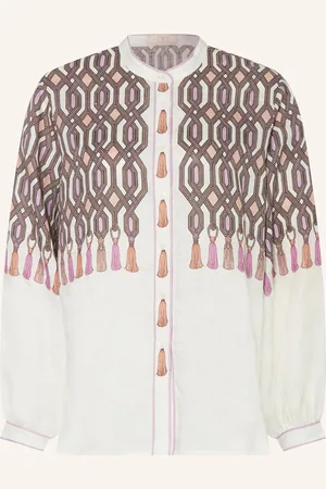 IVI Leinenbluse braun