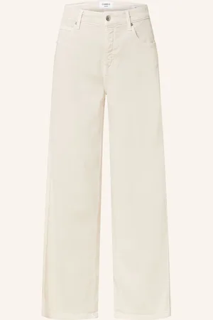Cambio Flared Jeans Palazzo beige