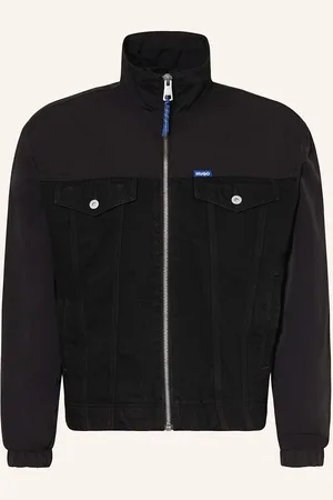 Hugo Blue Jacke Boro Im Materialmix